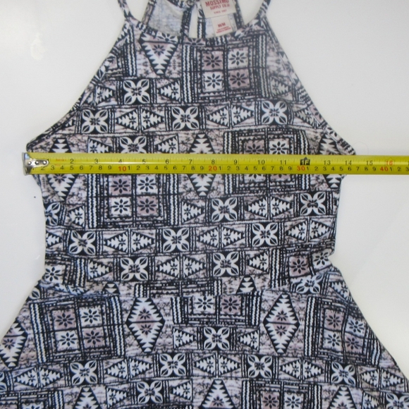 Mossimo Tribal Print Halter Racerback Dress Medium - Picture 4 of 7